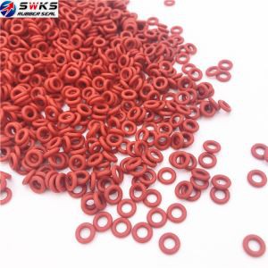 Rote VMQ-Silikonkautschuk-O-Ringe